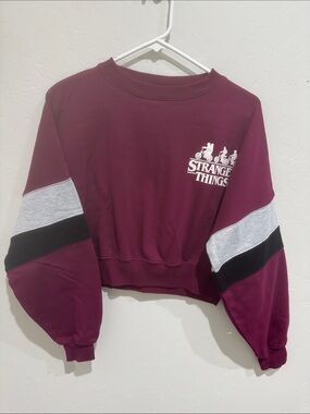 Stranger Things Cropped Sweatshirt